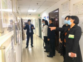 聚焦 | 天津市发改委、人社局以及滨海高新区人社局领导莅临ayxty.com科技调研指导工作